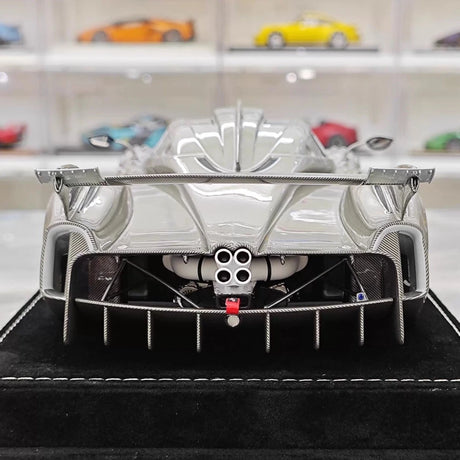 [Henson & Heaven] 1:18 Pagani 2020 Huayra R Silver Carbon Model Car Resin