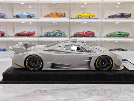 [Henson & Heaven] 1:18 Pagani 2020 Huayra R Silver Carbon Model Car Resin
