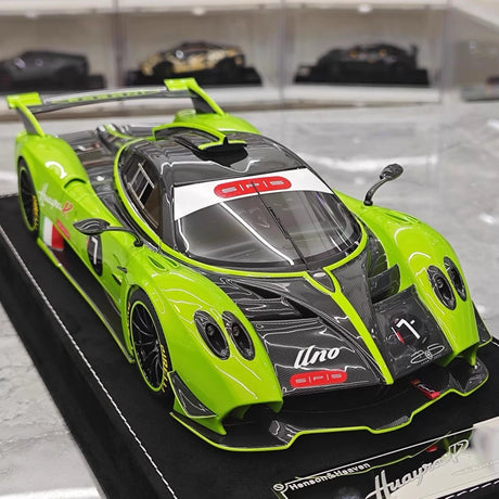 [Henson Heaven] 1:18 Pagani 2020 Huayra R Verde Mantis Carbon #7 Resin / Closed Body