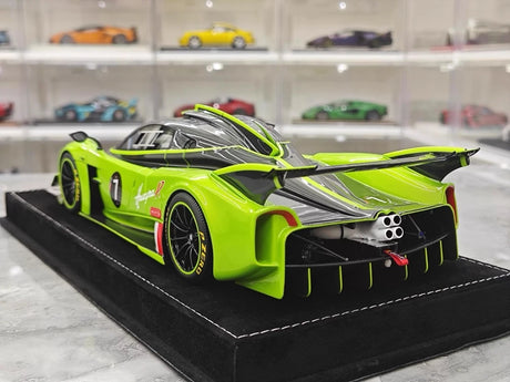 [Henson Heaven] 1:18 Pagani 2020 Huayra R Verde Mantis Carbon #7 Resin / Closed Body