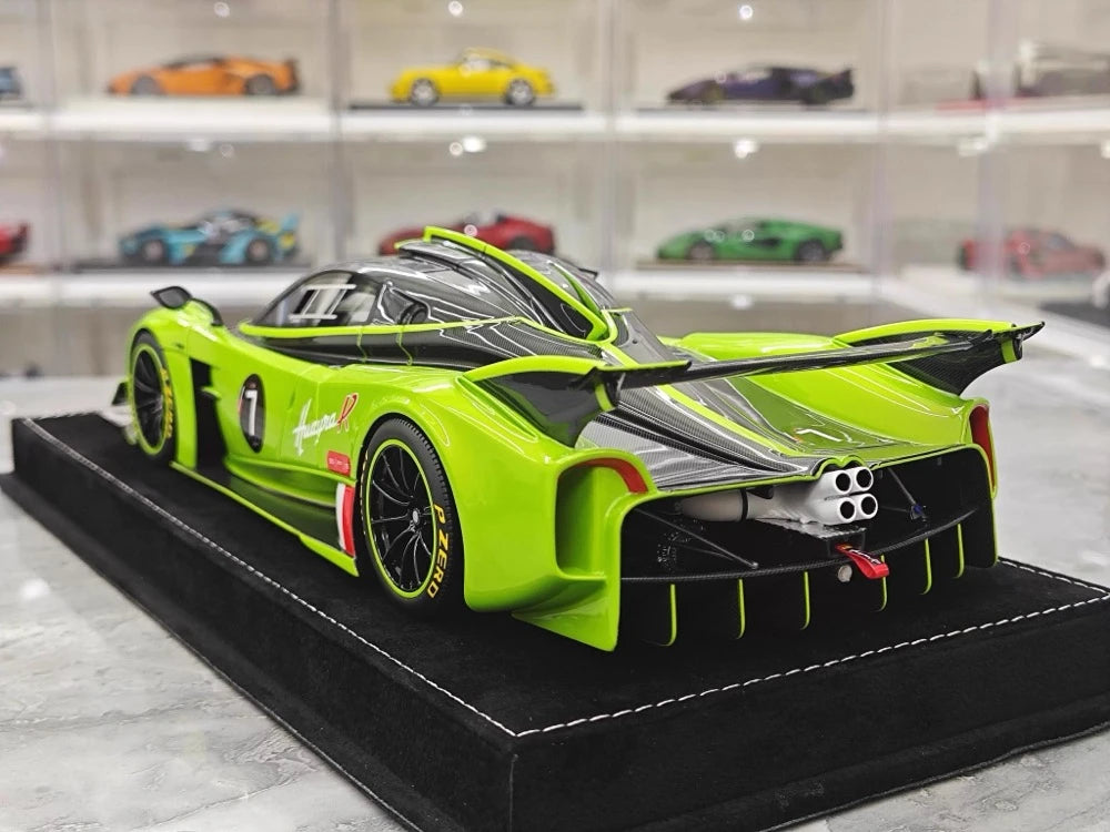 [Henson Heaven] 1:18 Pagani 2020 Huayra R Verde Mantis Carbon #7 Resin / Closed Body
