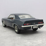[Highway61] 1:18 Chevrolet 1969 Camaro SS 396 svart modellbil Die-Cast