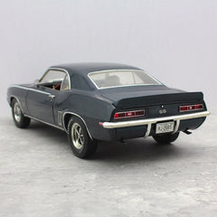 [Highway61] 1:18 Chevrolet 1969 Camaro SS 396 Black Model Car Die-Cast