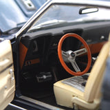 [Highway61] 1:18 Chevrolet 1969 Camaro SS 396 svart modellbil Die-Cast