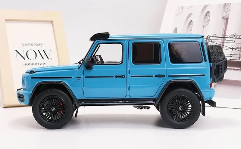 [iScale] 1:18 Mercedes-AMG 2022 G63 4×4 Blue Model Car Die-Cast