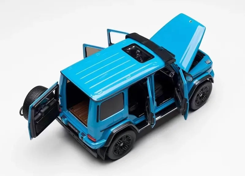 [iScale] 1:18 Mercedes-AMG 2022 G63 4×4 Blue Model Car Die-Cast