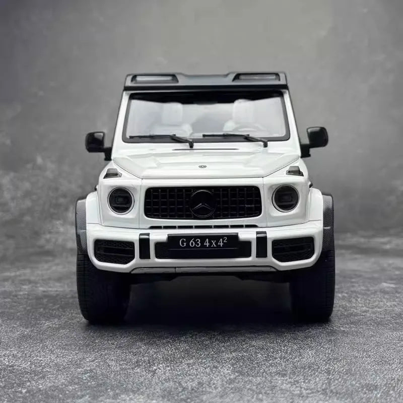 [iScale] 1:18 Mercedes-AMG 2022 G63 4×4 White Model Car Die-Cast