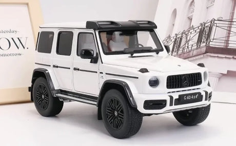 [iScale] 1:18 Mercedes-AMG 2022 G63 4×4 White Model Car Die-Cast