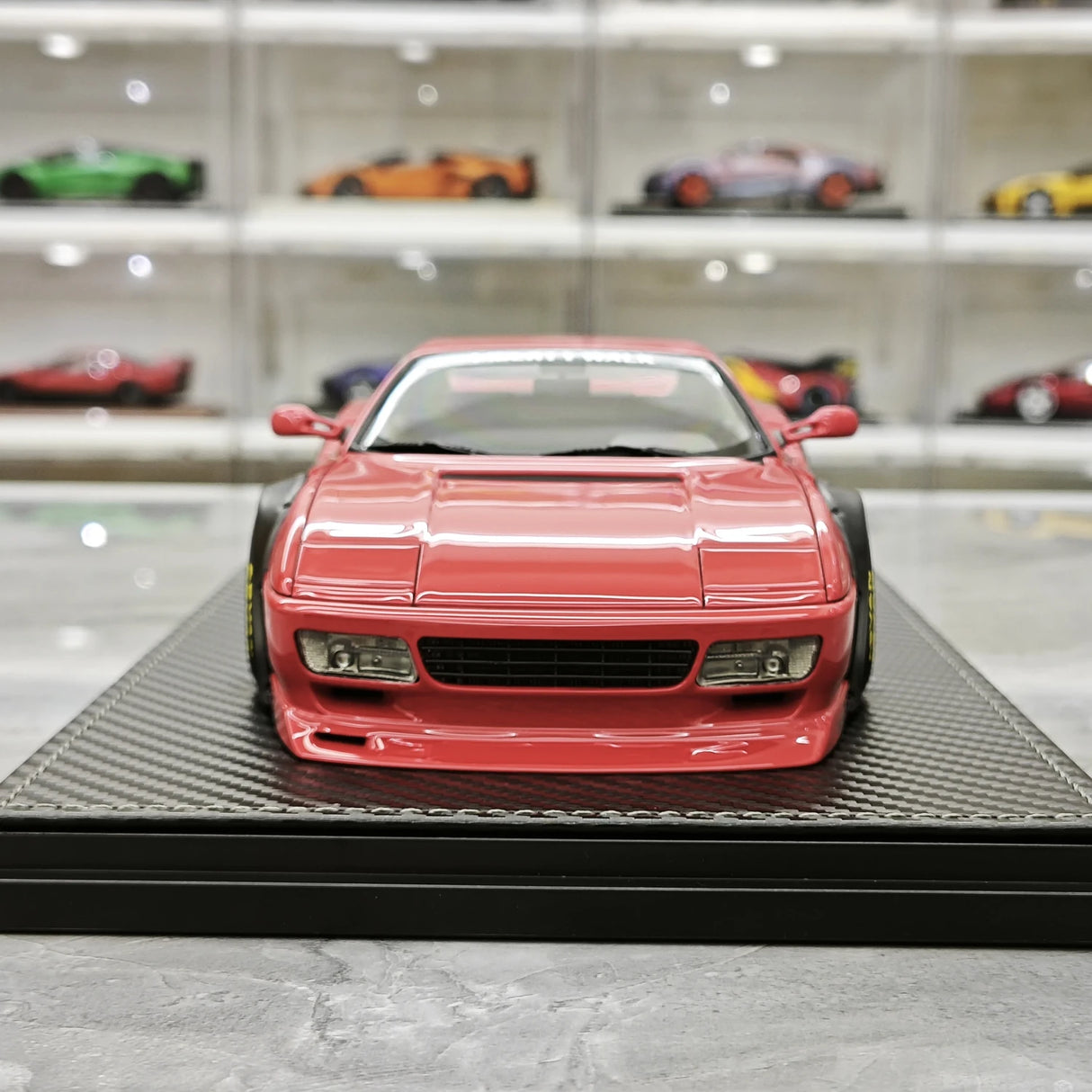 Ferrari 1992 512 TR LB-WORKS JDM Red 1:18 resin model car by Ignition - view 1