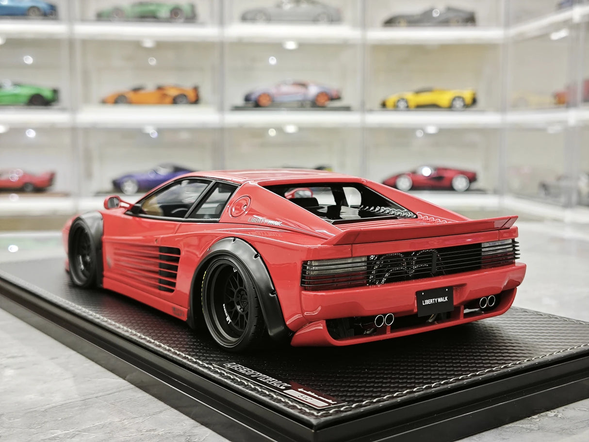 Ferrari 1992 512 TR LB-WORKS JDM Red 1:18 resin model car by Ignition - view 6