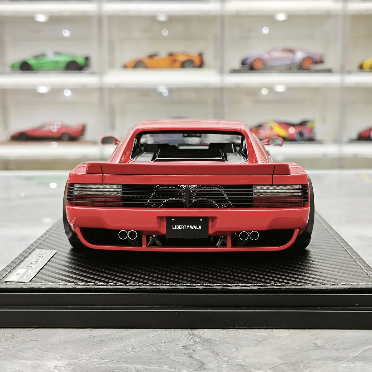 Ferrari 1992 512 TR LB-WORKS JDM Red 1:18 resin model car by Ignition - view 7