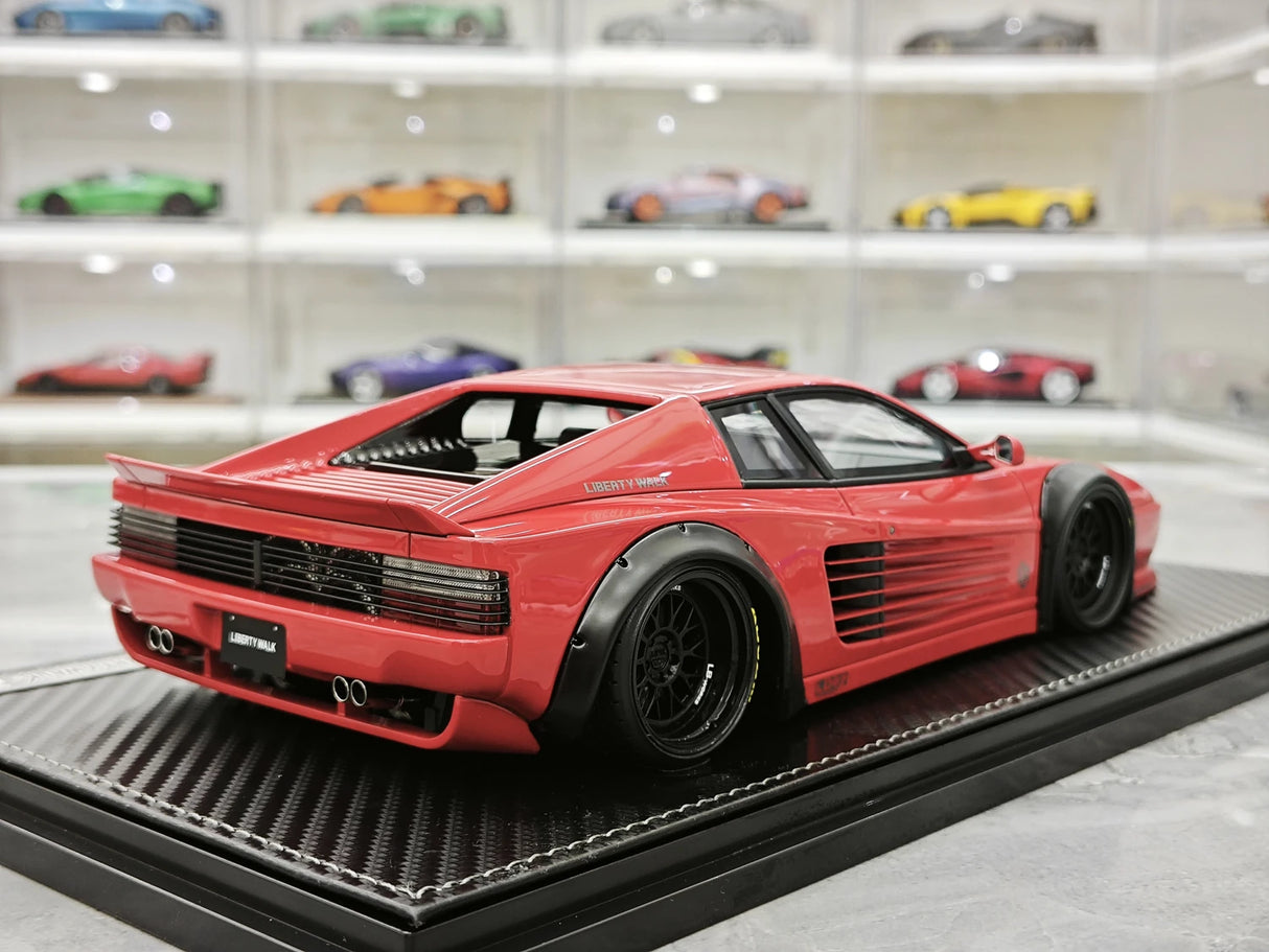 Ferrari 1992 512 TR LB-WORKS JDM Red 1:18 resin model car by Ignition - view 8