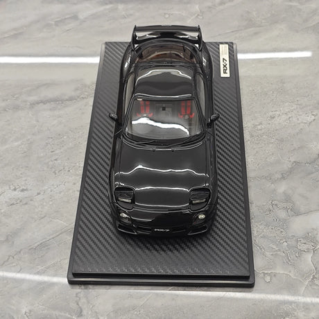 Mazda 1992 RX-7 FD3S Black 1:18 resin model car by Ignition - view 2