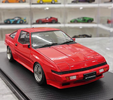 [Ignition] 1:18 Mitsubishi 1983 Starion 2600 GSR-VR Red Model Car Resin