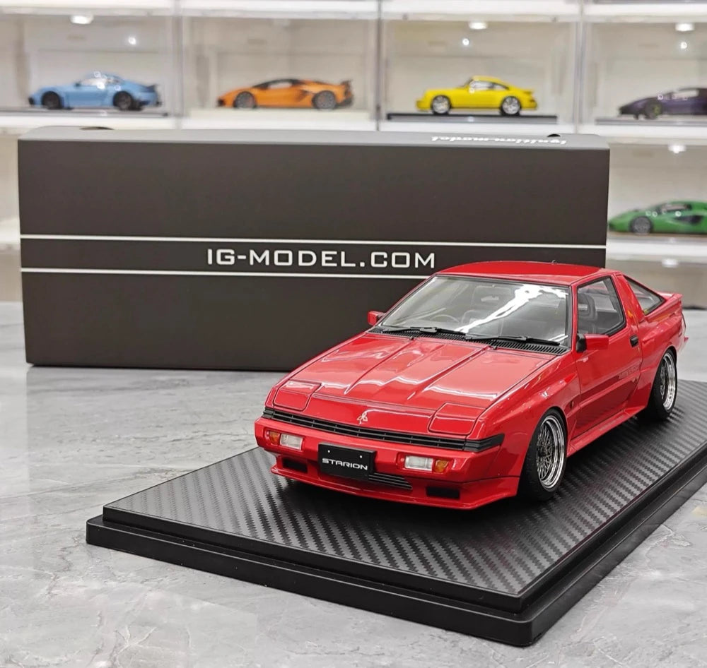 [Ignition] 1:18 Mitsubishi 1983 Starion 2600 GSR-VR rouge voiture miniature Resin