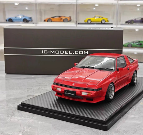 [Ignition] 1:18 Mitsubishi 1983 Starion 2600 GSR-VR Red Model Car Resin