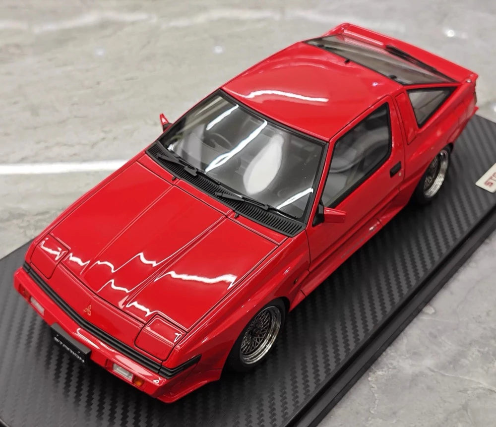[Ignition] 1:18 Mitsubishi 1983 Starion 2600 GSR-VR rouge voiture miniature Resin