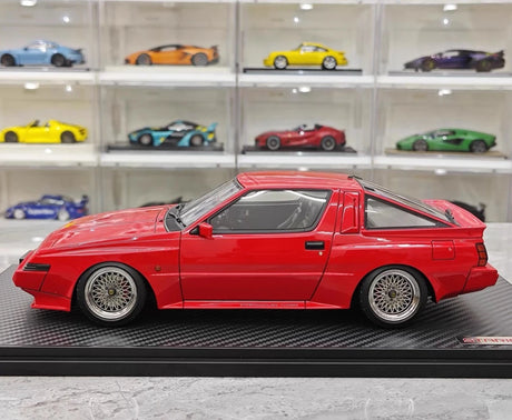 [Ignition] 1:18 Mitsubishi 1983 Starion 2600 GSR-VR Red Model Car Resin