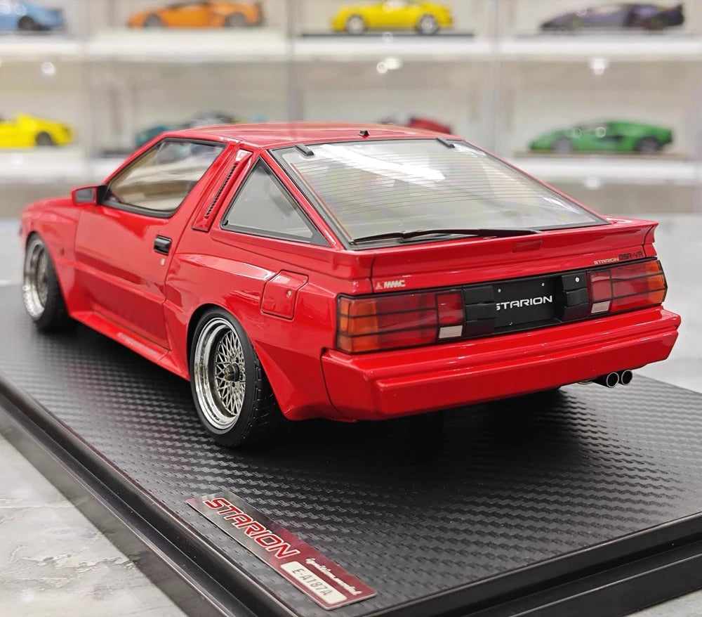 [Ignition] 1:18 Mitsubishi 1983 Starion 2600 GSR-VR Red Model Car Resin