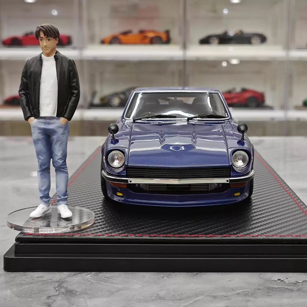 [Ignition] 1:18 Nissan 1971 Fairlady Z S30 Blue Model Car Resin
