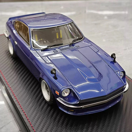 [Ignition] 1:18 Nissan 1971 Fairlady Z S30 blauw modelauto Hars