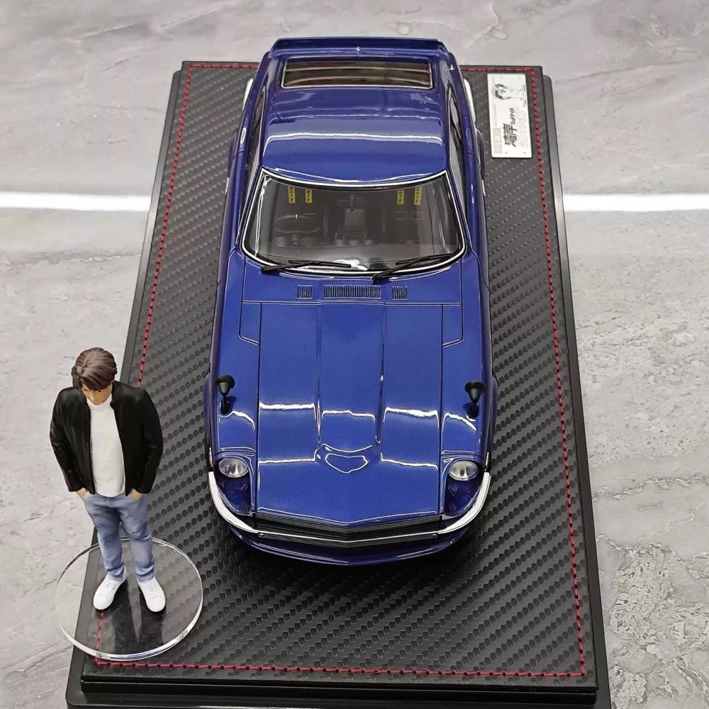 [Ignition] 1:18 Nissan 1971 Fairlady Z S30 blauw modelauto Hars