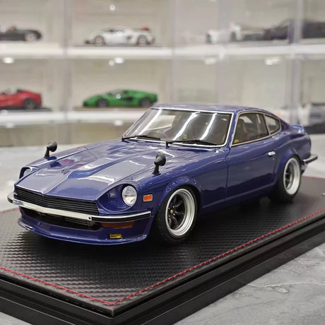 [Ignition] 1:18 Nissan 1971 Fairlady Z S30 blauw modelauto Hars