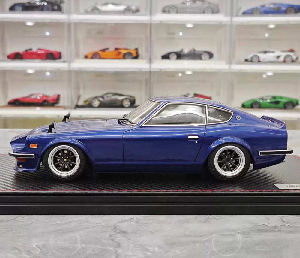 [Ignition] 1:18 Nissan 1971 Fairlady Z S30 Blue Model Car Resin