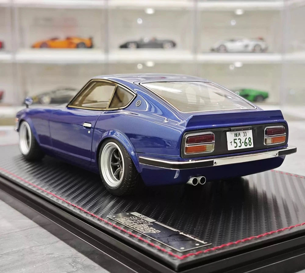 [Ignition] 1:18 Nissan 1971 Fairlady Z S30 Blue Model Car Resin