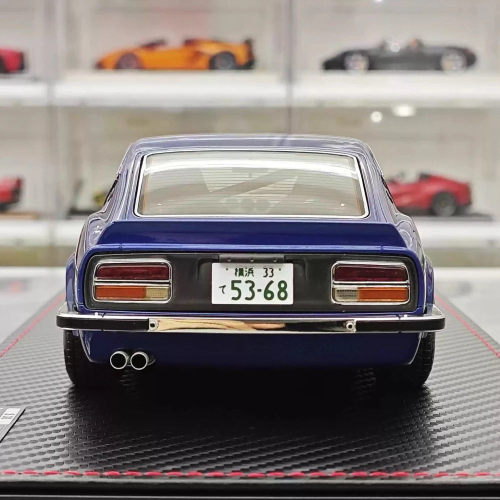 [Ignition] 1:18 Nissan 1971 Fairlady Z S30 Blue Model Car Resin