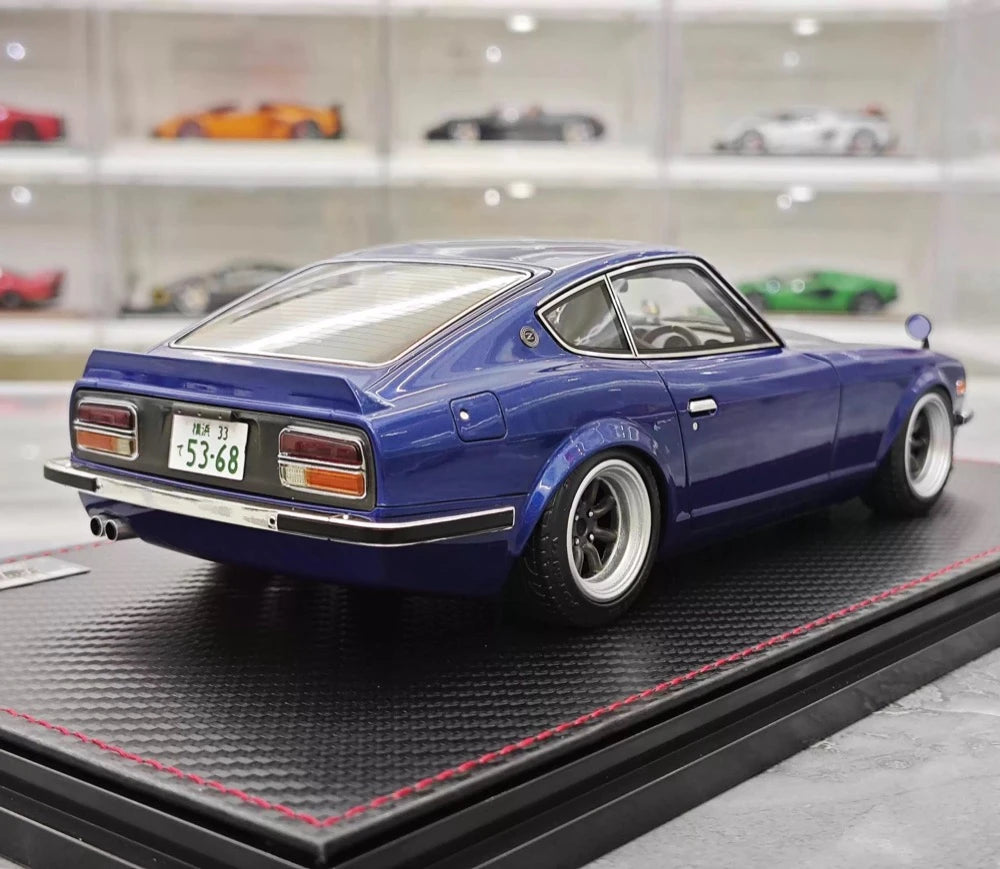 [Ignition] 1:18 Nissan 1971 Fairlady Z S30 Blue Model Car Resin