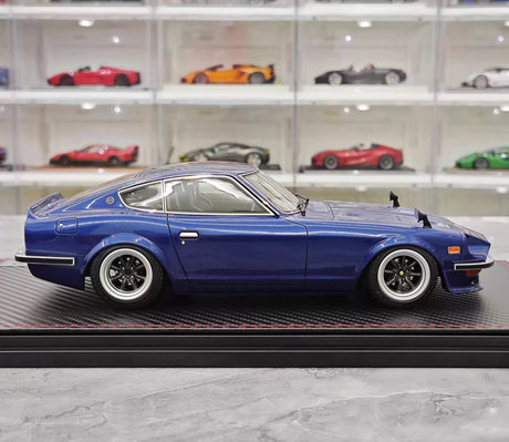 [Ignition] 1:18 Nissan 1971 Fairlady Z S30 blauw modelauto Hars