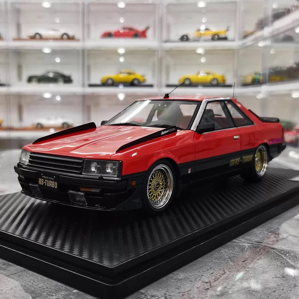 [Ignition] 1:18 Nissan 1983 Skyline R30 2000 RS Turbo rouge voiture miniature Resin