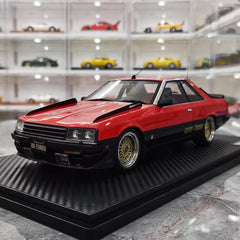 [Ignition] 1:18 Nissan 1983 Skyline R30 2000 RS Turbo rouge voiture miniature Resin