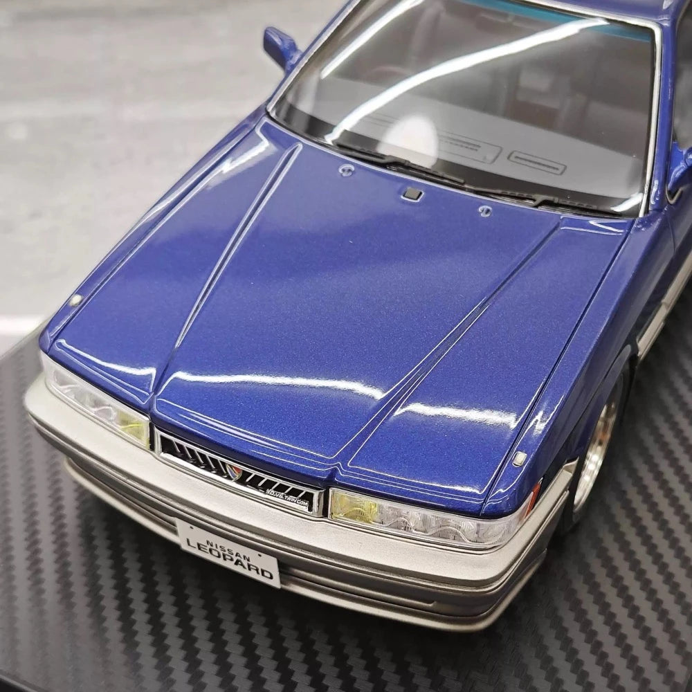 [Ignition] 1:18 Nissan 1988 Leopard F31 3.0 Ultima Blue Model Car Resin