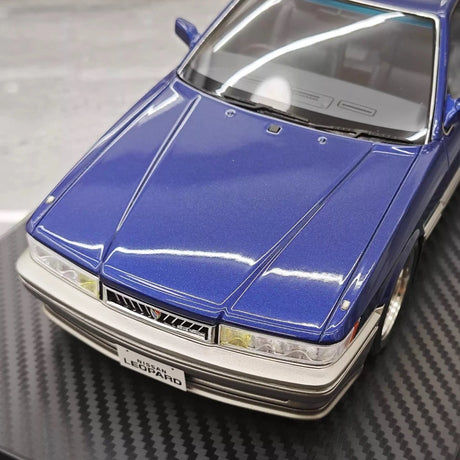 [Ignition] 1:18 Nissan 1988 Leopard F31 3.0 Ultima Blue Model Car Resin