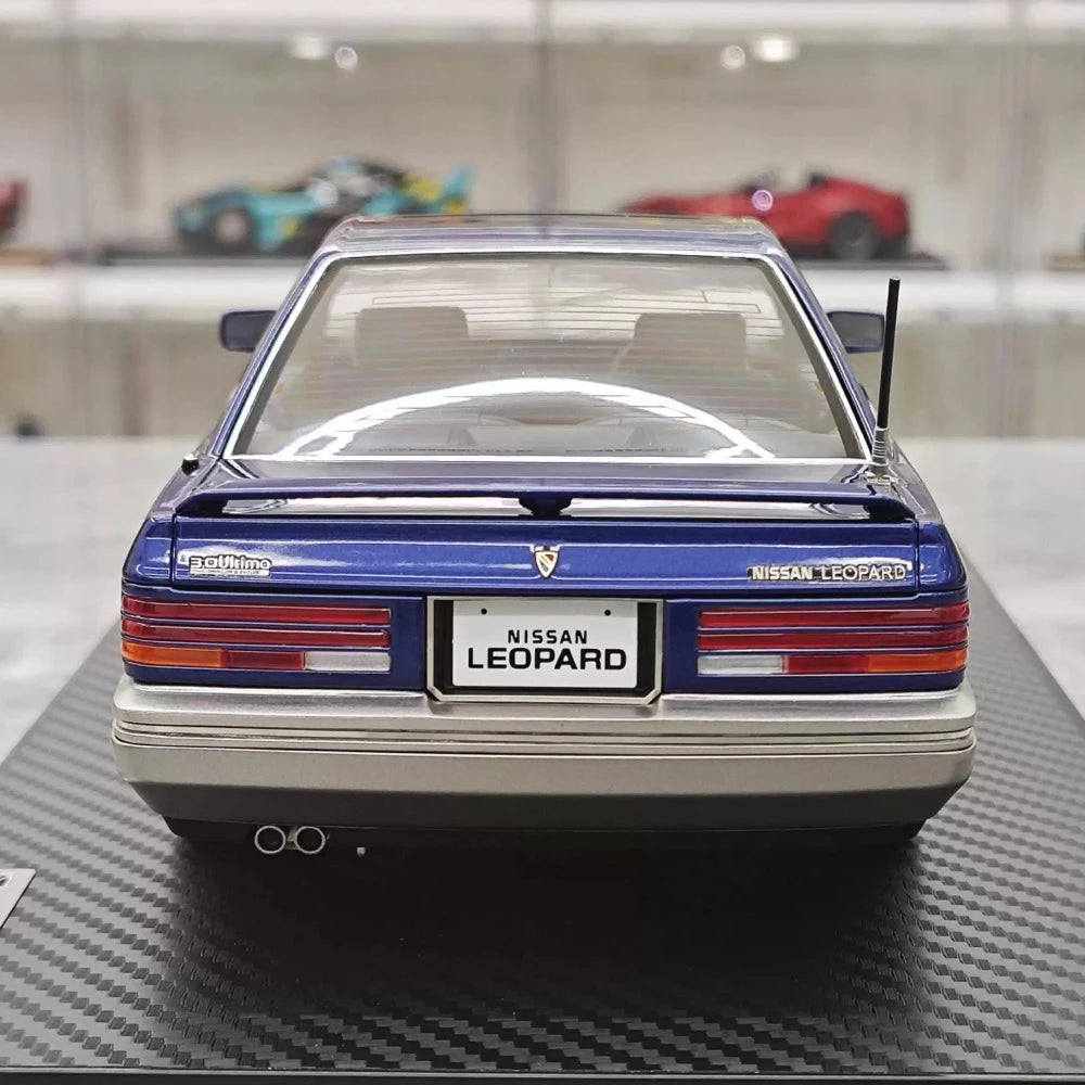 [Ignition] 1:18 Nissan 1988 Leopard F31 3.0 Ultima Blue Model Car Resin