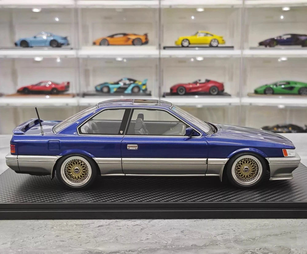 [Ignition] 1:18 Nissan 1988 Leopard F31 3.0 Ultima Blue Model Car Resin