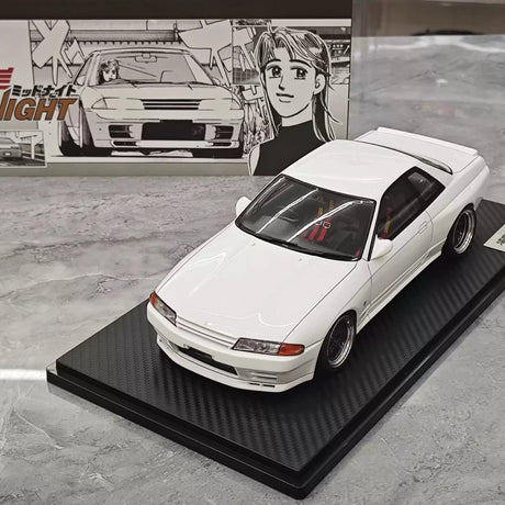 [Ignition] 1:18 Nissan 1989 GT-R R32 wit modelauto Hars