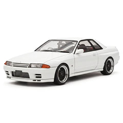 [Ignition] 1:18 Nissan 1989 GT-R R32 vit modellbil harts