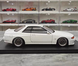 [Ignition] 1:18 Nissan 1989 GT-R R32 White Model Car Resin