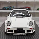 [Ignition] 1:18 Porsche 1989 911 930 RWB JDM Widebody White Model Car Resin