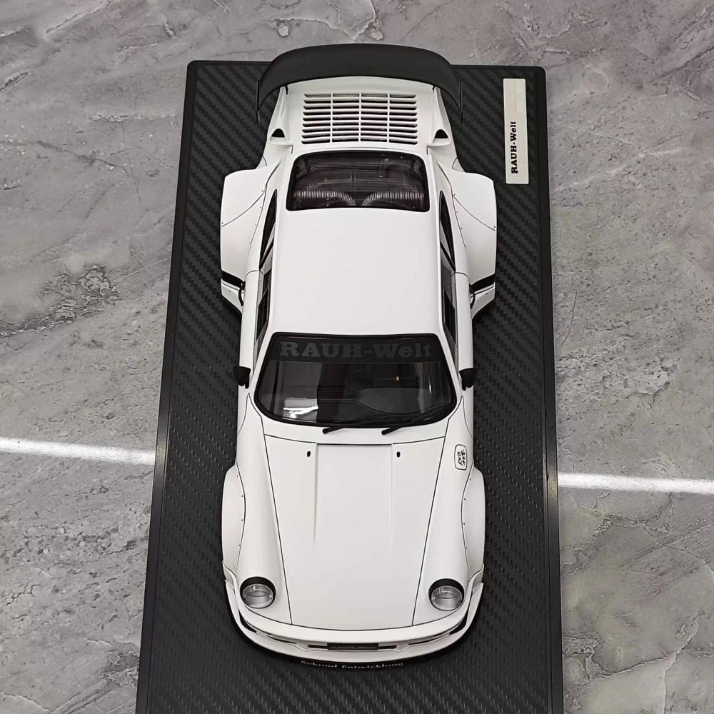 [Ignition] 1:18 Porsche 1989 911 930 RWB JDM Widebody White Model Car Resin