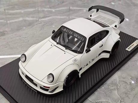 [Ignition] 1:18 Porsche 1989 911 930 RWB JDM Widebody White Model Car Resin