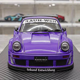 [Ignition] 1:18 Porsche 1989 911 930 RWB JDM Widebody Purple Model Car Resin