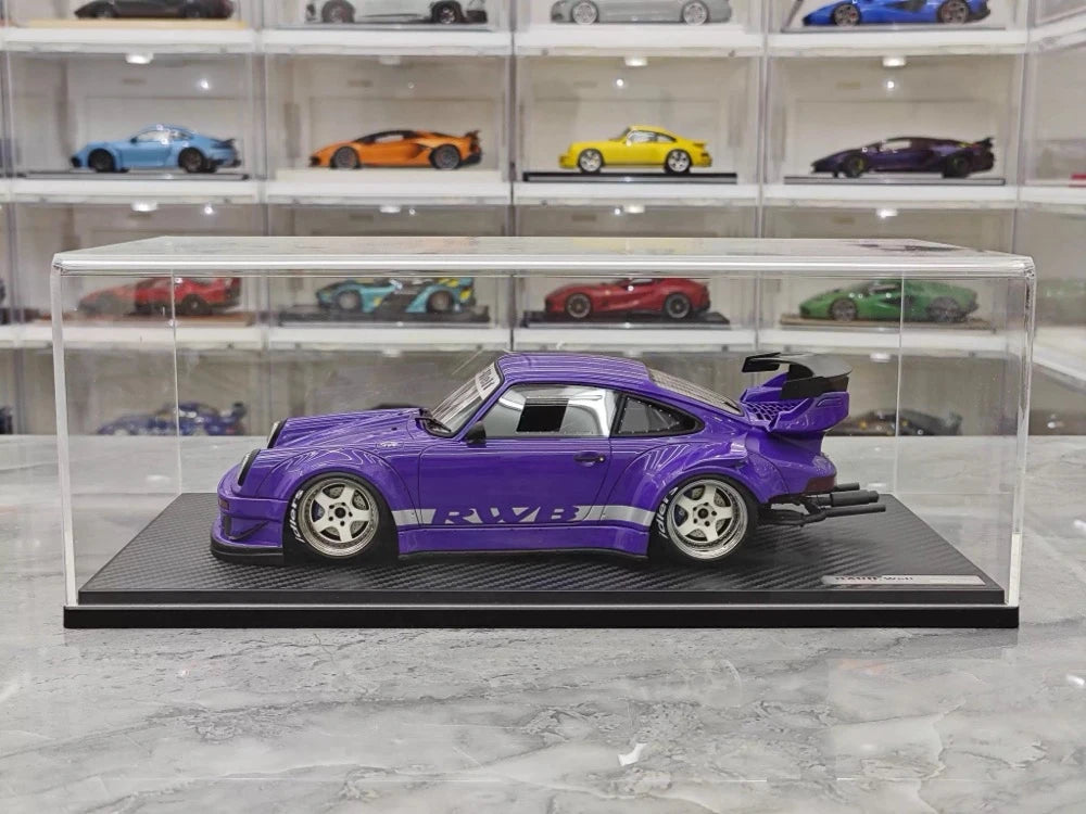 [Ignition] 1:18 Porsche 1989 911 930 RWB JDM Widebody Purple Model Car Resin