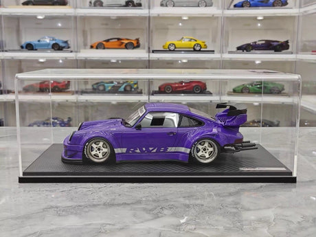 [Ignition] 1:18 Porsche 1989 911 930 RWB JDM Widebody Purple Model Car Resin