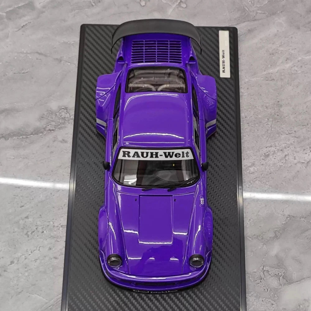 [Ignition] 1:18 Porsche 1989 911 930 RWB JDM Widebody Purple Model Car Resin