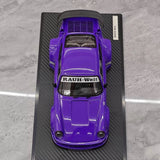 [Ignition] 1:18 Porsche 1989 911 930 RWB JDM Widebody Purple Model Car Resin