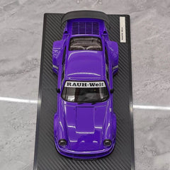 [Ignition] 1:18 Porsche 1989 911 930 RWB JDM Widebody Purple Model Car Resin